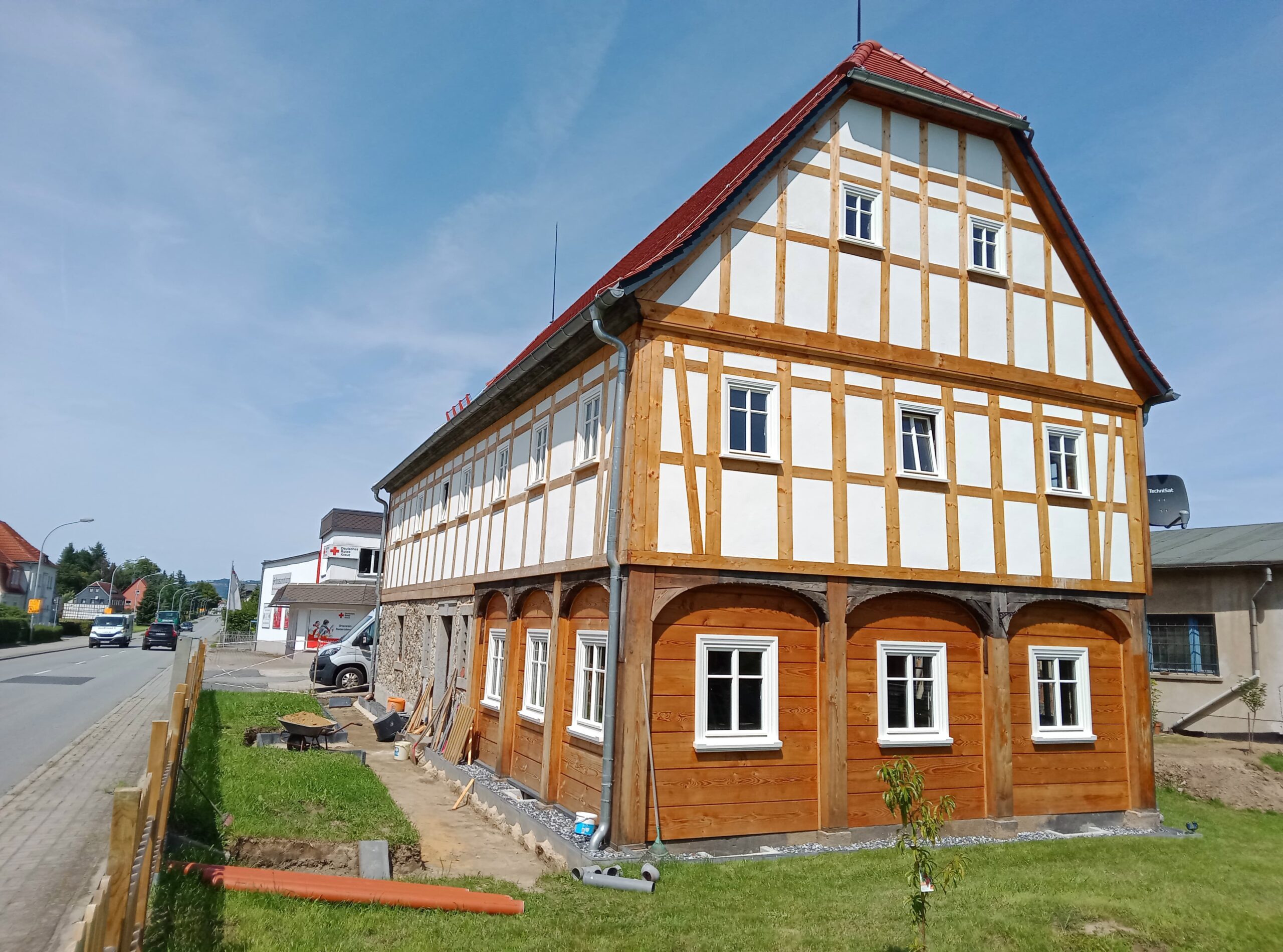 Denkmalschutzgerechte Isolierglasfenster aus Kiefer